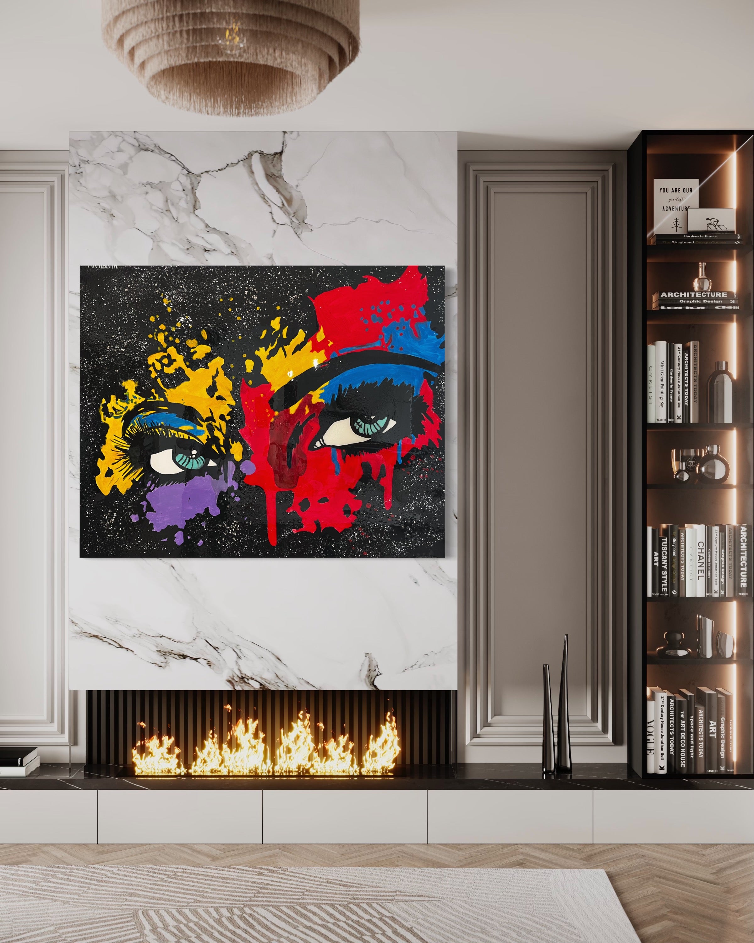 HER EYES 48X60 ON CANVAS
